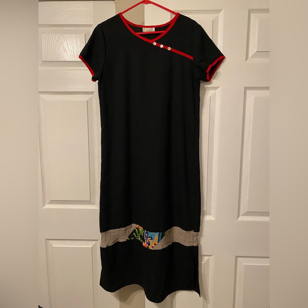 Asian style straight dress